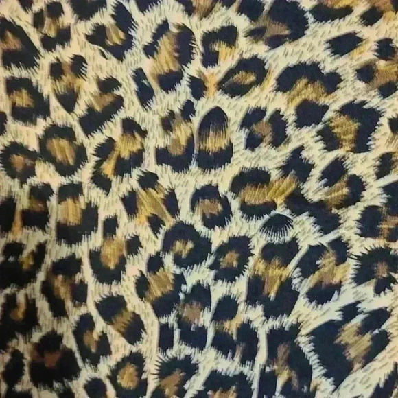 NWT Adrienne Vittadini Pants Womens Stretchy Leopard Print Size 8 - Picture 4 of 5